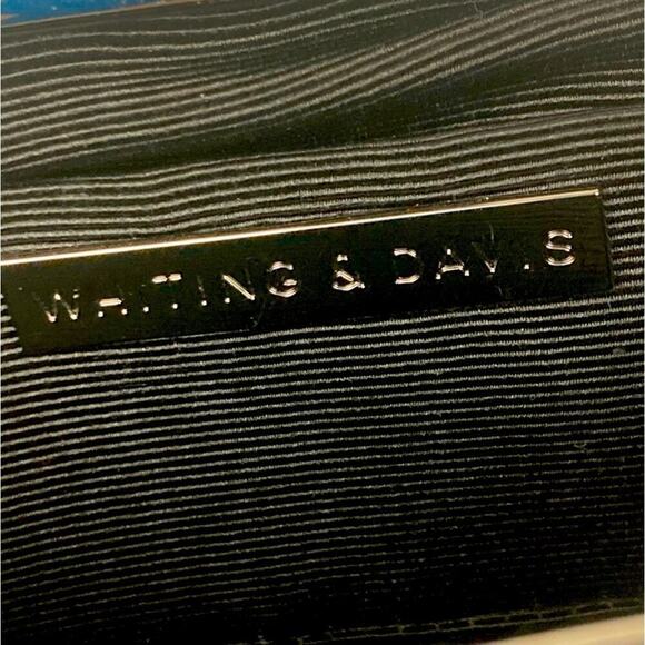 WHITING & DAVIS Crystal Ball Clutch in Black - $310. - Picture 9 of 12